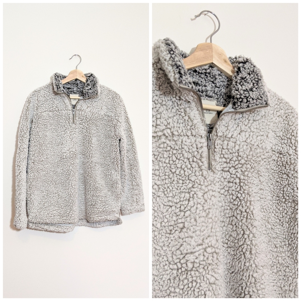 Thread & Supply Sherpa Pullover Sweater, Size S